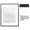 Americanflat Floating Aluminum Picture Frame - Sleek Aluminum Photo Frame for Wall Display - Black Metal Molded Frame - Shatter Resistant Glass - Hanging Hardware